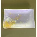 角小皿 FATA パープル 金箔