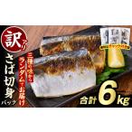 ふるさと納税 訳あり・傷あり ご家庭用さば切身パック(合計6kg) 大容量 サバ 鯖 海産物 海鮮 おかず 惣菜 焼き魚 切り身 ジップロック チャ.. 鹿児島県阿久根市