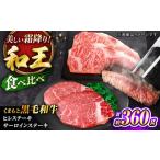 くまもと黒毛和牛 和王 ヒレステーキ サーロインステーキ