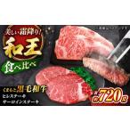 くまもと黒毛和牛 和王 ヒレステーキ サーロインステーキ