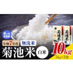 菊池米 白米 無洗米 10kg