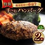 産の赤身牛 特製 手ごねハンバーグ 2個入り