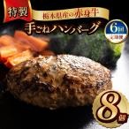 産の赤身牛 特製 手ごねハンバーグ 8個入り
