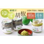 絶品 人吉球磨の球磨川 ゆず胡椒 40g×4本セット