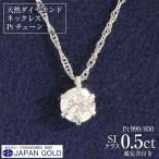 ネックレス 大粒 1ct 天然ダイヤモンド