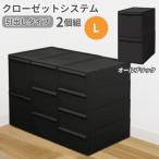 クローゼットシステム 引出しタイプL 2個組