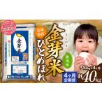 ショッピング金芽米 ふるさと納税 金芽米 新米定期便10kg×4回 金芽米 宮城県加美町
