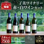 自社葡萄を使用したワインセット 750ml×5本