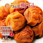 訳あり つぶれ 梅干し 500g×10パック