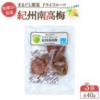 丸ごと果実 ドライフルーツ 紀州南高梅 40g×3袋