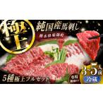 純 馬 馬刺し極上フルセット計約330g