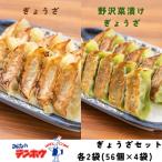 ぎょうざ 野沢菜漬けぎょうざセット 各2袋