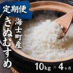お米 きぬむすめ 10kg×4回