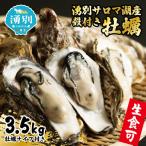オホーツク 湧別 サロマ湖産 殻付き 牡蠣 生食可 3.5kg