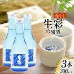日本酒 辛口 吟醸 生彩 300ml 3本 セット