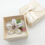 アクセサリー ブローチ 金彩無線七宝焼 桜のタックピンブロ…