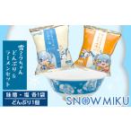 ふるさと納税 【新千歳空港限定：雪ミク】どんぶり＆ラーメン（味噌・塩）セット 北海道千歳市