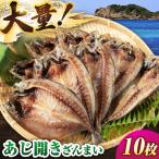 干物 あじ開きざんまい10枚 JAQ034