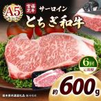 宮福笑牛 とちぎ和牛 A5 サーロインステーキ 200g×3枚