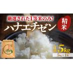 ショッピングふるさと納税 先行予約 ふるさと納税 【先行予約】【令和8年産・新米】【一等米】ハナエチゼン 精米 5kg ×1袋《発送直前精米！》 ／ ブランド米 華越前 ご飯 お.. 福井県あわら市