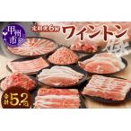 ふるさと納税 ワイントン６ヶ月定期便セット合計5.2kg　D-230【豚肉 肉 豚 豚肉 定期便 ワイントン 豚肉 豚 肉 ６回 豚肉 焼肉 しゃぶしゃぶ 小.. 山梨県甲州市