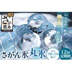定期便 さがん氷 丸氷 3個×5袋×12回