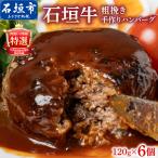 担たん亭 石垣牛 手作り粗挽きハンバーグ 720g