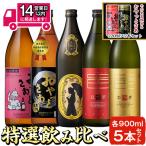 岩川特選焼酎飲み比べ 各900ml×5本