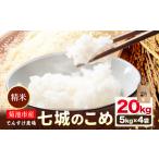 令和8年産 精米 七城のこめ 20kg