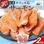 産オランダ島サーモン切り身 約1kg×2袋
