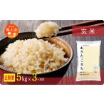 ふるさと納税 《先行予約》【3ヶ月定期便】玄米 令和8年産 あきたこまち 5kg 玄米 秋田県潟上市