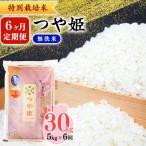 令和8年産 新米 6ヶ月定期便 つや姫 合計30kg..