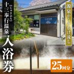 十三奉行 じゅさぶろ 温泉 入浴券 5回分 入浴チケット