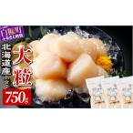 ふるさと納税 オホーツク産お刺身用ホタテ大サイズ（3S）【750g（250g×3）】_K022-0714 北海道白糠町