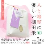 魚沼産にじのきらめき 玄米 5kg