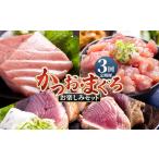 ふるさと納税 【3回定期便】〈月替わり〉かつお・まぐろ お楽しみセット 魚介 Wnz-0120 高知県香南市