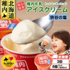 稚内牛乳 アイスクリーム 宗谷の塩 8個セット 各90ml
