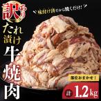 牛肉 焼肉用 訳あり タレ漬け 部位 おまかせ 1.2kg