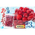 訳あり品 冷凍いちご 博多あまおう 3kg