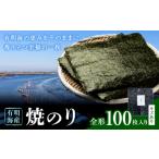 海苔 有明海産 焼海苔 全形 100枚入り