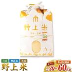 白米 野上米 10kg×6回