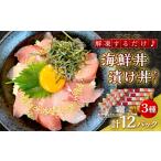 浜田の丼 漬け丼おまかせ3種セット 12パック