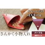 さんかく小物入れ パープル 通常サイズ 小物入れ
