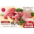 生産者直送 GI認証 くまもとあか牛焼き肉用 600g