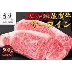 ショッピング牛 ふるさと納税 佐賀牛 サーロインステーキ250g×2枚(合計500g) 和牛 ご褒美に ギフト用 2人前 A5~A4等級 霜降り牛肉「2024年 令和6年」 佐賀県唐津市