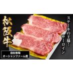 ふるさと納税 松阪牛 サーロインステーキ 450g 約150g×3枚／ 冷凍 ギフト箱包装 瀬古食品 JGAP認定 松阪肉 名産 お取り寄せ 牛肉 お肉 肉 .. 三重県大台町
