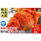 ふるさと納税 【未冷凍でお届け！】稚内産チルド毛がに 500〜600g×2尾 北海道稚内市