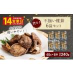 ふるさと納税 015-1337 【 14営業日以内発送 】 訳あり 原木椎茸 不揃い椎茸 6袋セット 椎茸 しいたけ シイタケ きのこ キノコ 不揃い 乾燥.. 大分県豊後大野市