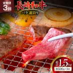 AJ559 長崎和牛 バラ 霜降り 焼肉用 約500g
