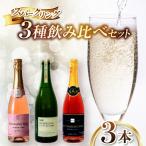 特別な日の乾杯を塩尻で スパークリング飲み比べ3本セット